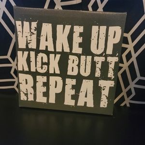 Motivational wall canvas